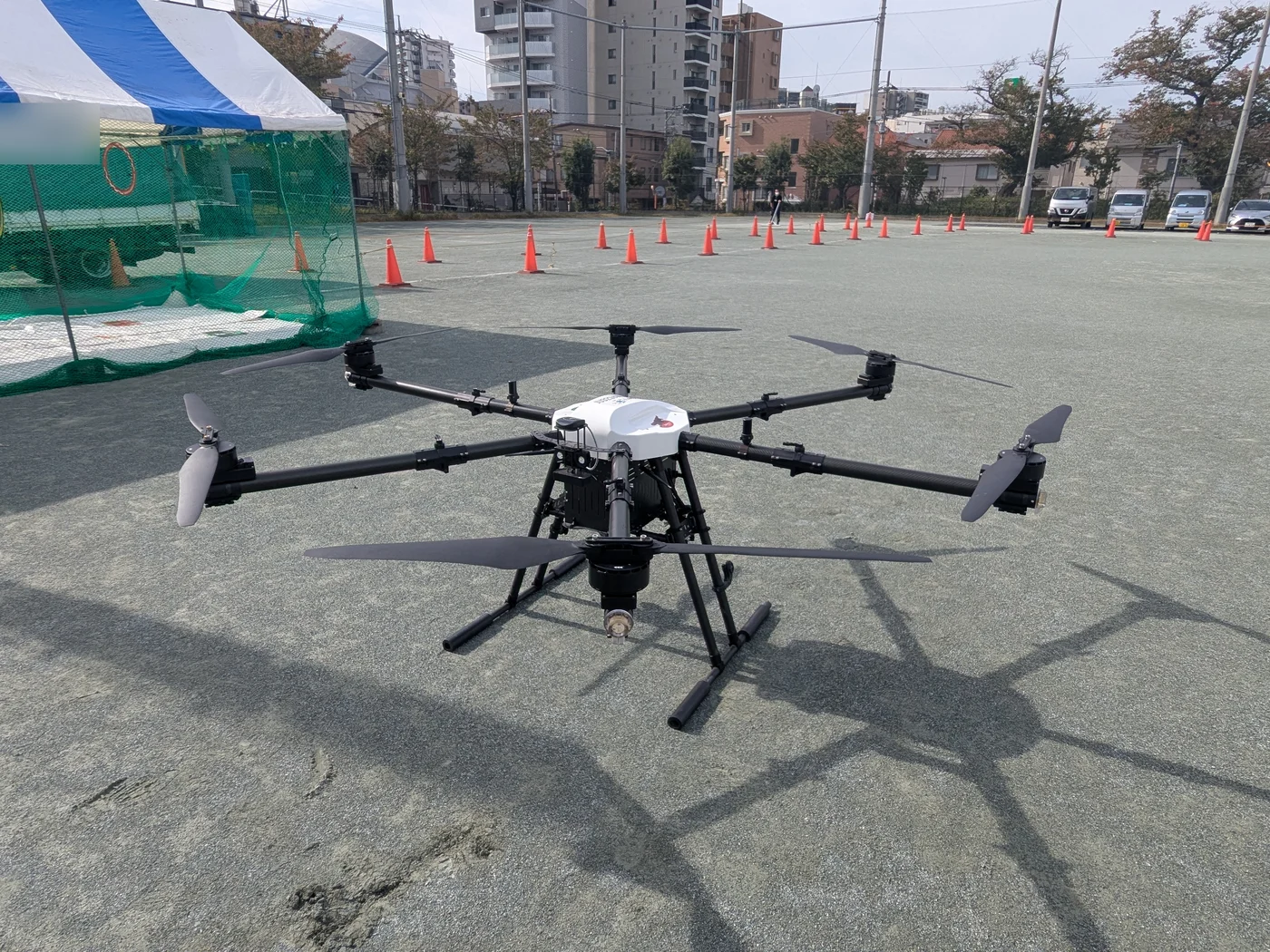 物流ドローンの運航現場